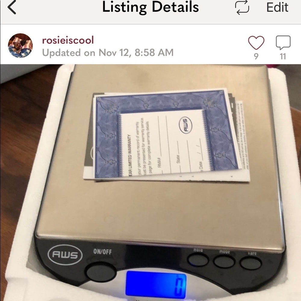 Preloved scale like new